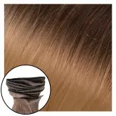 Babe Machine Sewn Weft Hair Extensions #4/613 Ombre Kymberly 22"